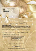 e-pm Mailingaktion - Artikel-Nr. 301225 Weihnachtsgrüsse - Mailing Brief Weihnachten