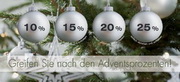e-pm Mailingaktion - Artikel-Nr. 516480 Adventsprozente - Mailing Aufkleber Weihnachten