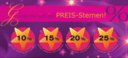 e-pm Mailingaktion - Artikel-Nr. 516532 Preis-Sterne - Mailing Aufkleber Weihnachten