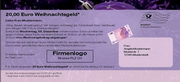 e-pm Mailingaktion - Artikel-Nr. 516546 Weihnachtsgeld - Mailing Karte Weihnachten