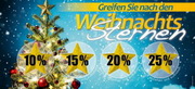 e-pm Mailingaktion - Artikel-Nr. 517309 Weihnachtssterne - Mailing Aufkleber Weihnachten