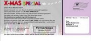 e-pm Mailingaktion - Artikel-Nr. 517350 X-Mas Special - Mailing Aufkleber Weihnachten