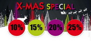 e-pm Mailingaktion - Artikel-Nr. 517350 X-Mas Special - Mailing Aufkleber Weihnachten