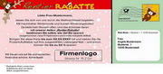 e-pm Mailingaktion - Artikel-Nr. 517359 Rentier Rabatte - Mailing Aufkleber Weihnachten