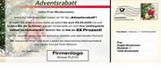 e-pm Mailingaktion - Artikel-Nr. 517371 Adventsrabatt - Mailing Aufkleber Weihnachten