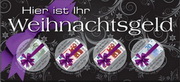 e-pm Mailingaktion - Artikel-Nr. 616699 Weihnachtsgeld - Mailing Aufkleber Weihnachten