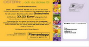 e-pm Mailingaktion - Artikel-Nr. 616756 dickes Ei - Mailing Maxikarte Ostern