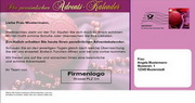 e-pm Mailingaktion - Artikel-Nr. 616836 Adventskalender - Mailing Adventskalender Weihnachten