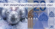 e-pm Mailingaktion - Artikel-Nr. 616851 Weihnachtsgeld - Mailing Maxikarte Weihnachten