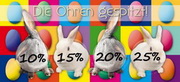 e-pm Mailingaktion - Artikel-Nr. 616980 Die Ohren gespitzt - 

Mailing Aufkleber Ostern