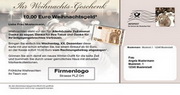 e-pm Mailingaktion - Artikel-Nr. 617068 Weihnachtsgeschenk - Mailing Maxikarte Weihnachten