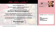 e-pm Mailingaktion - Artikel-Nr. 617085 Alle Jahre wieder - Mailing Maxikarte Weihnachten