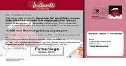 e-pm Mailingaktion - Artikel-Nr. 617088 Gutschein - Mailing Maxikarte Weihnachten