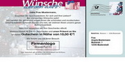 e-pm Mailingaktion - Artikel-Nr. 617374 Wünsche werden wahr - Mailing Maxikarte Weihnachten