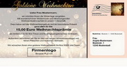 e-pm Mailingaktion - Artikel-Nr. 617375 Goldene Weihnachten - Mailing Maxikarte Weihnachten