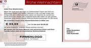 e-pm Mailingaktion - Artikel-Nr. 716516 Frohe Weihnachten - Mailing Maxikarte Weihnachten
