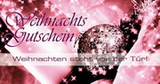 e-pm Mailingaktion - Artikel-Nr. 716536 Weihnachts Gutschein - Mailing Maxikarte Weihnachten